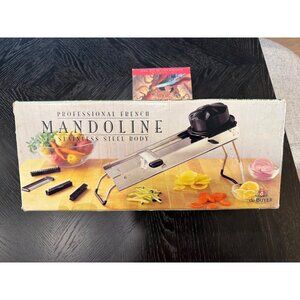 de Buyer Professional French Mandoline with a stainless steel body Professional
